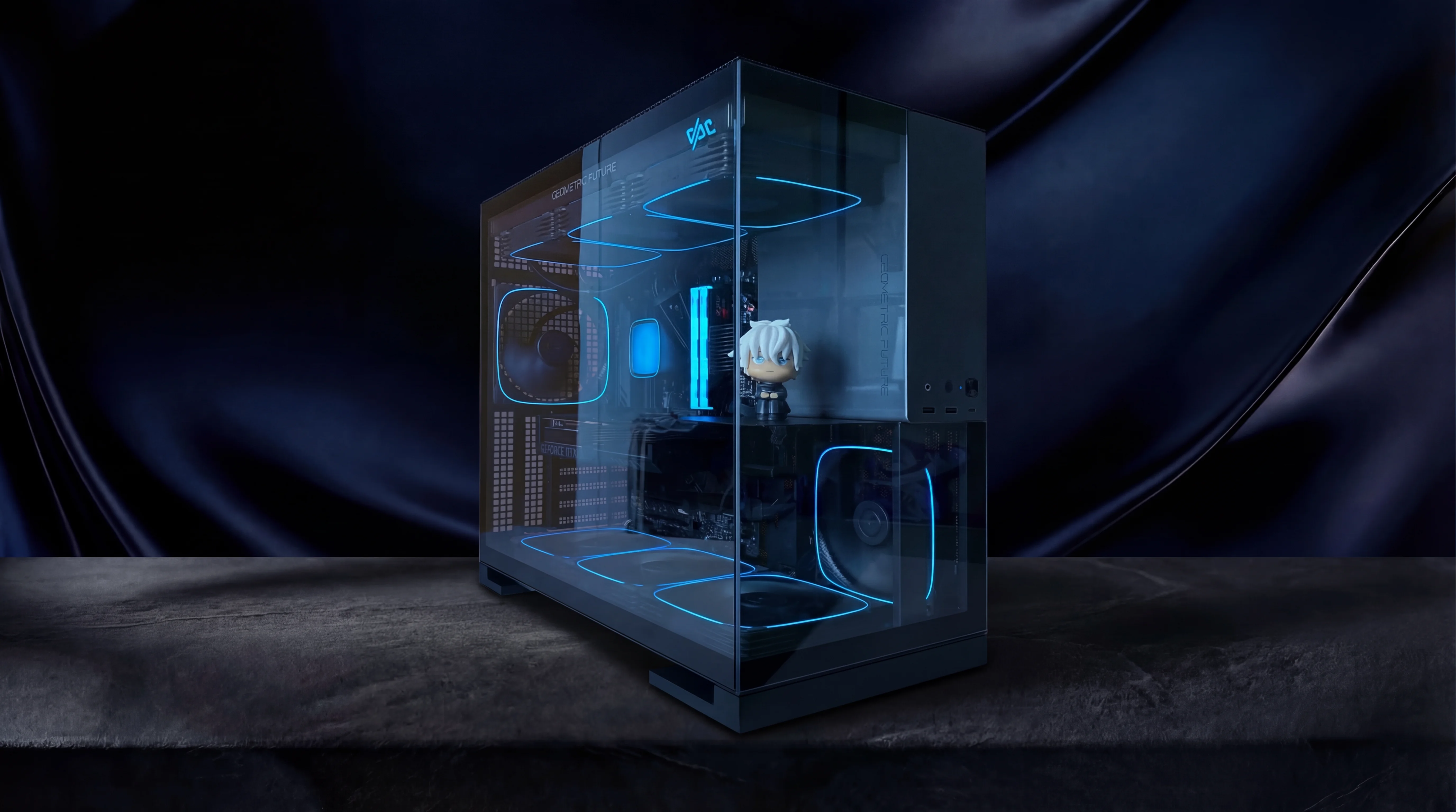 DPC Ryzen 7 9850X3D + RTX 5070 — фотография сборки