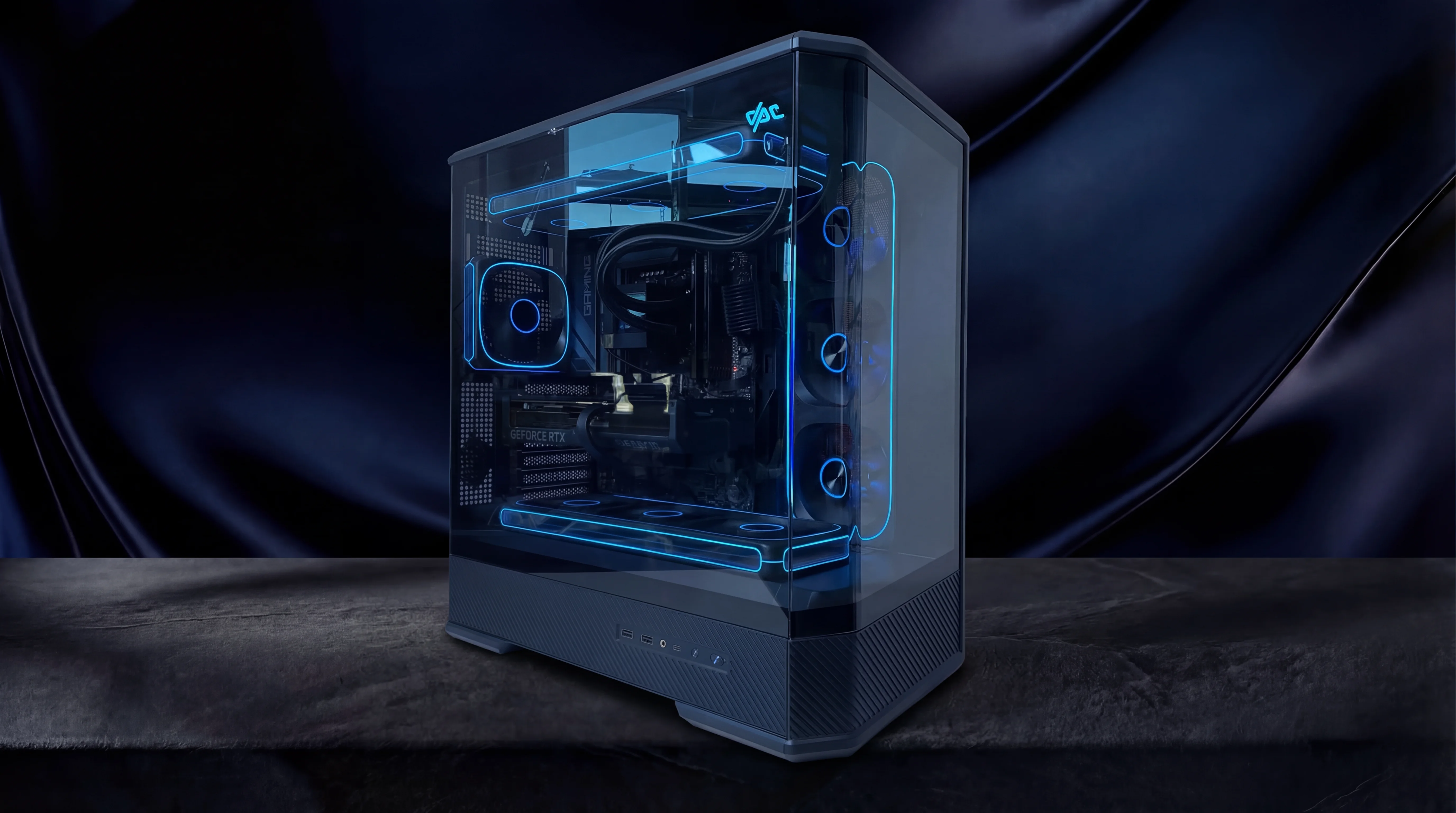 DPC Ryzen 7 9850X3D + RTX 5070 Ti — фотография сборки