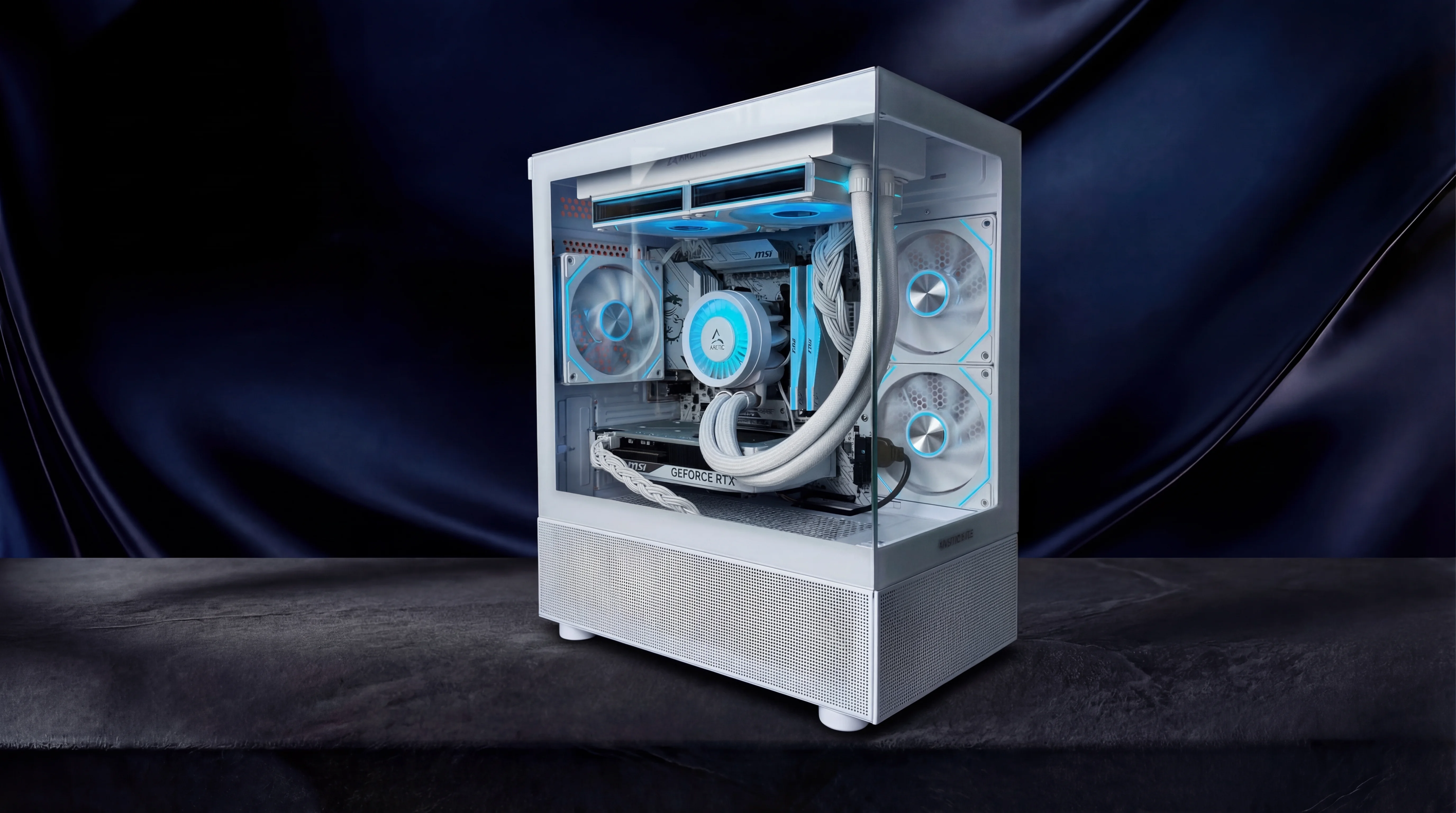 DPC Core i5-12400F + RTX 5060 — фотография сборки