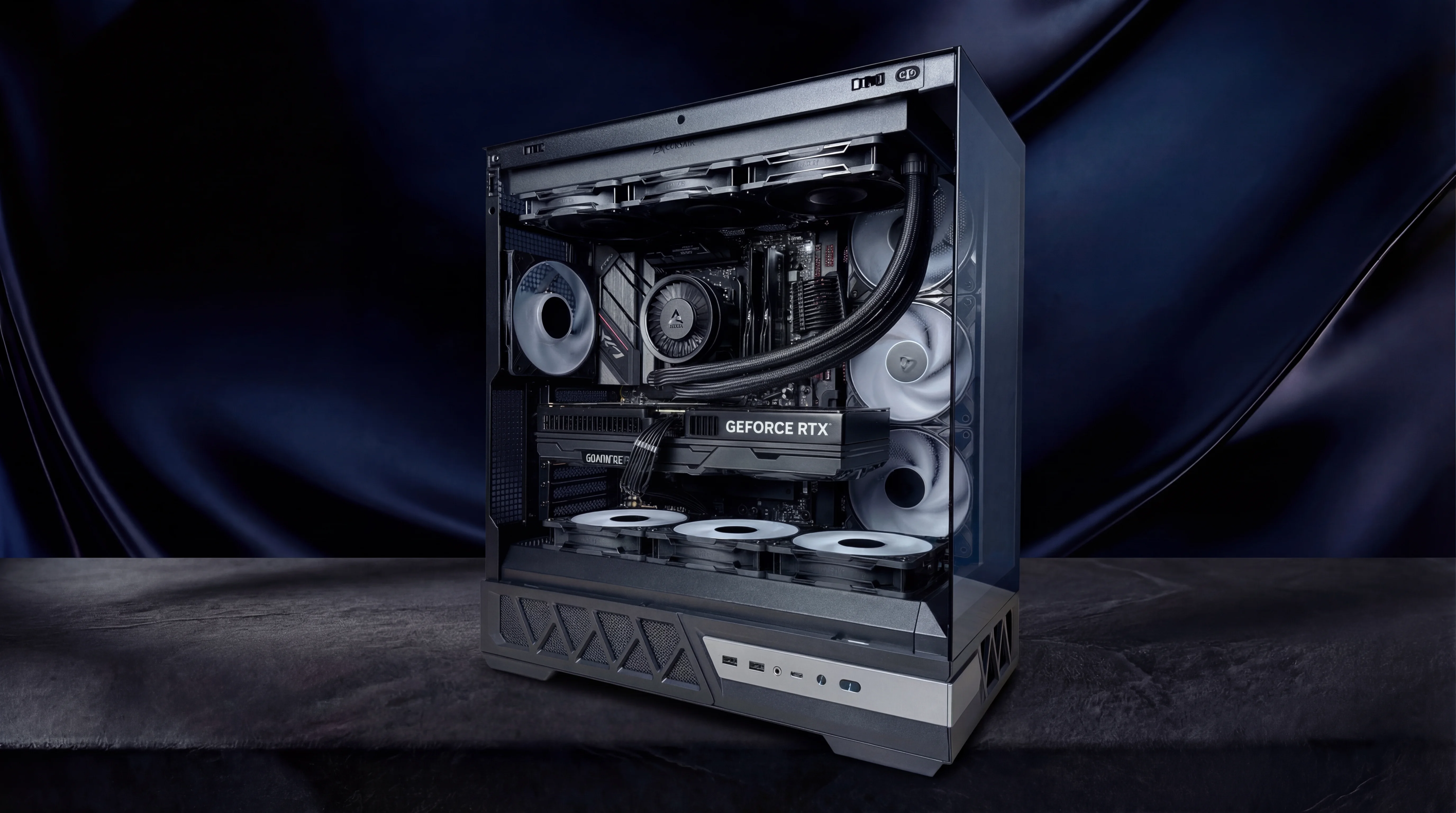 DPC Core i3-12100F + RTX 5050 — фотография сборки